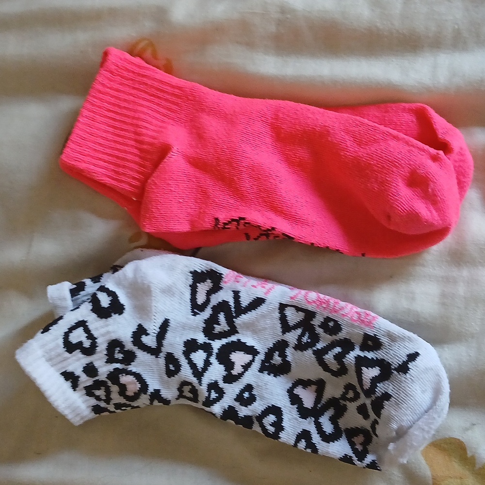 Funky Animal Print and Hot Pink Socks